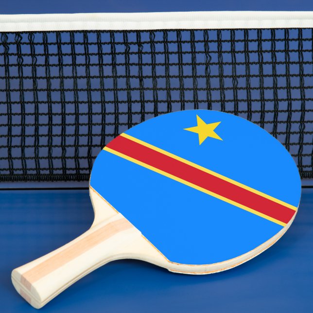 Kongo-Flagge Tischtennis Schläger (InSitu)