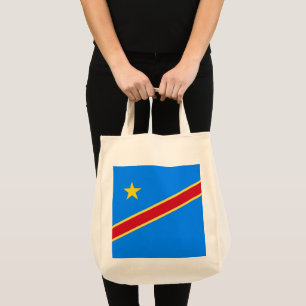 Kongo-Flagge Tragetasche