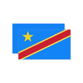 Kongo-Flagge Visitenkarte