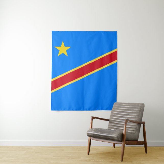 Kongo-Flagge Wandteppich (Beispiel)