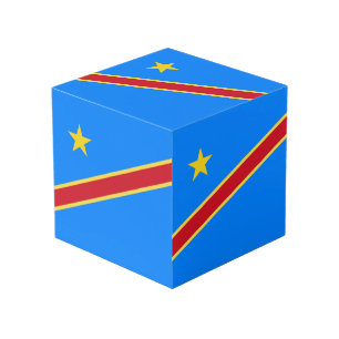 Kongo-Flagge Würfel