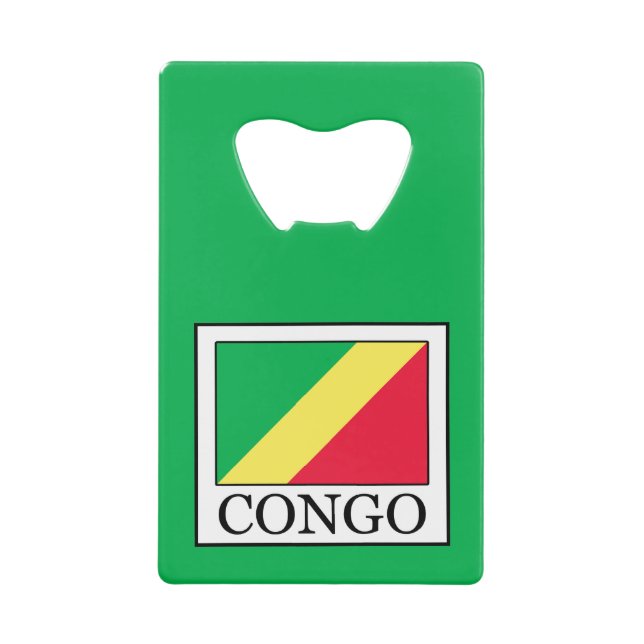 Kongo Geldbeutel Flaschenöffner (Vorderseite)