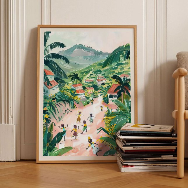 Kongo Print Kongo Illustration Kinshasa Poster Kon (Von Creator hochgeladen)