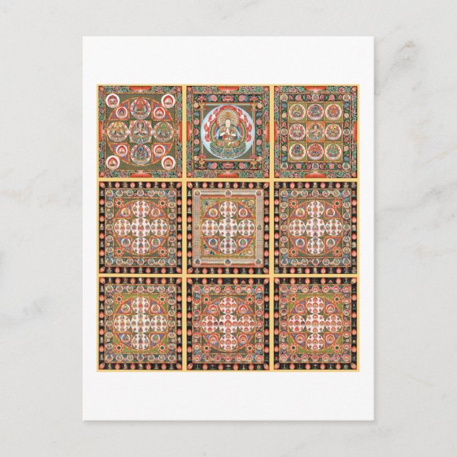 Kongokai Mandala Postkarte (Vorderseite)