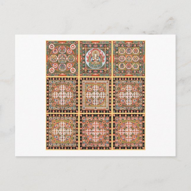 Kongokai Mandala Postkarte (Vorderseite)