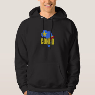 Kongolesischer Afrikanischer Stolz und Erbe Hoodie