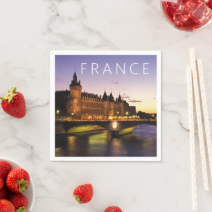 Kongress an der Seine Paris, Frankreich Serviette