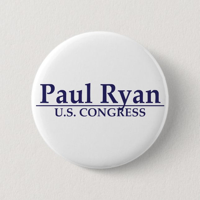 Kongreß Pauls Ryan US Button (Vorderseite)