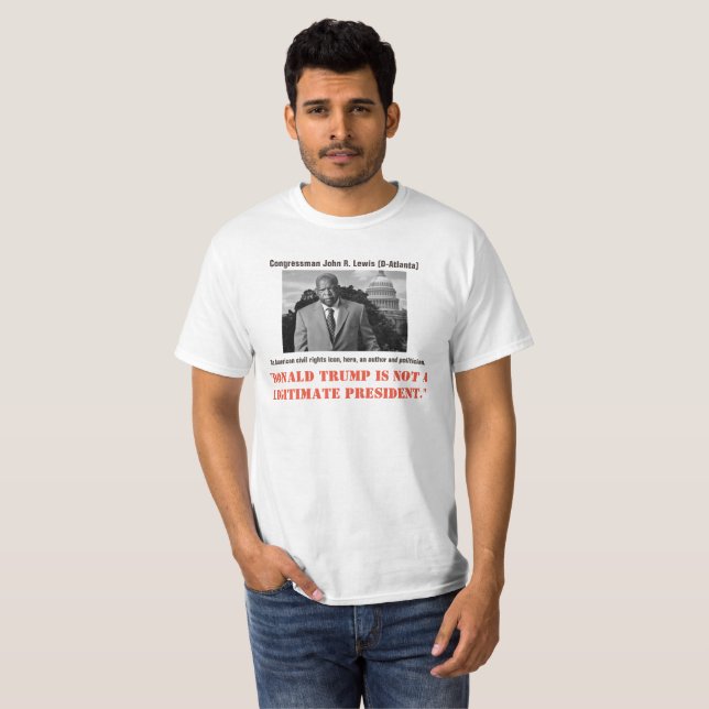 Kongressabgeordnet-John Lewis-T-Shirt Shirt (Vorne ganz)