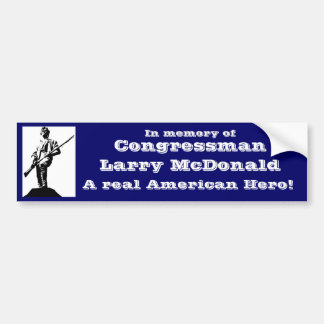 Kongressabgeordnetes Larry McDonald Autoaufkleber