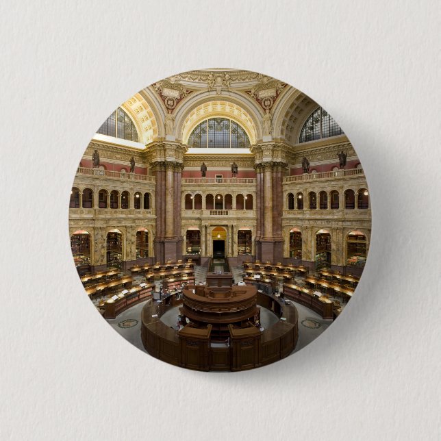 Kongressbibliothek Button (Vorderseite)