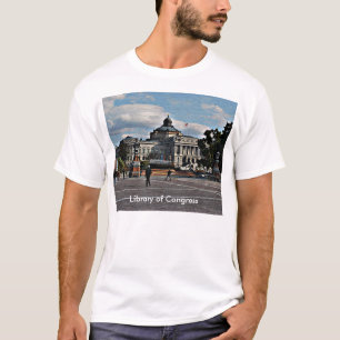 Kongressbibliothek in Mosaik T-Shirt