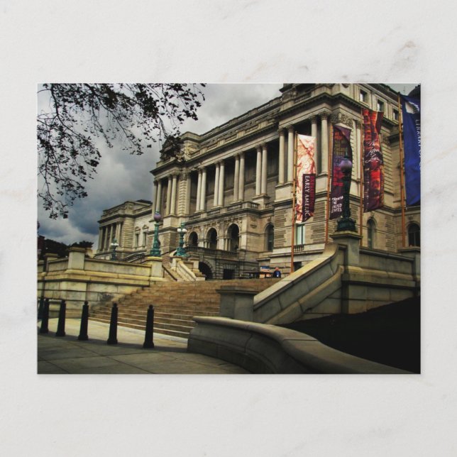 Kongressbibliothek LJ Postkarte (Vorderseite)