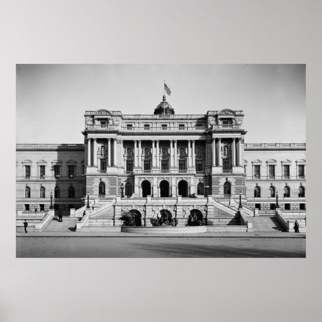 Kongressbibliothek Poster (Vorne)