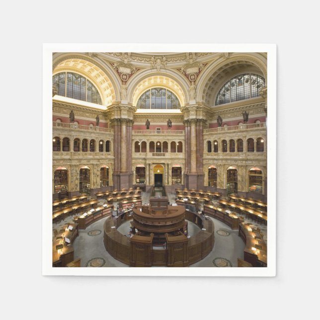 Kongressbibliothek Serviette (Vorderseite)