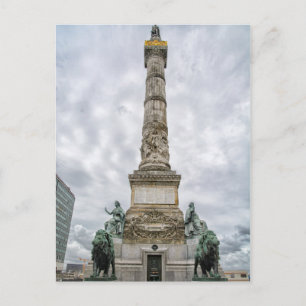 Kongresssäule, Brüssel, Belgien Postkarte