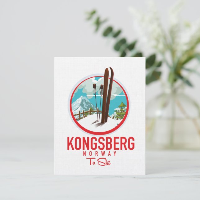 Kongsberg Norwegen Skiglogologo (Stehend Vorderseite)