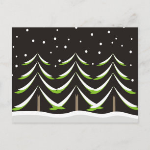 Koniferen im Westen Postkarte