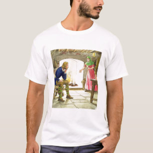 König Alfred (849-99) die Kuchen, 'vom Blick T-Shirt