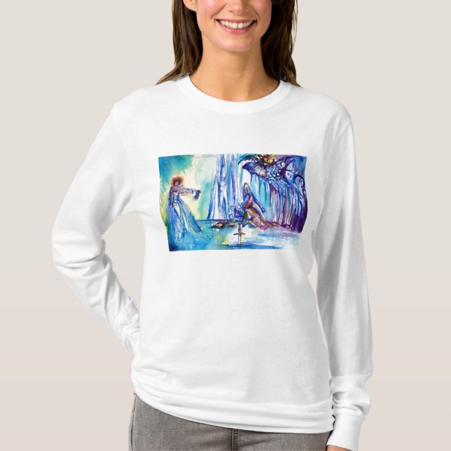 KÖNIG ARTHUR, DAME OF THE LAKE UND EXCALIBUR T-Shirt (Vorderseite)