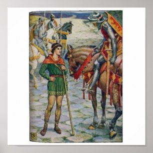 König Arthur Questions Percival Poster