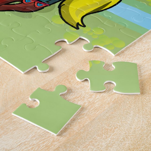 König Arthur Ritter und Pferd Puzzle (Seite)