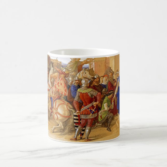 König Arthur und Ritter des Runden Tisches Kaffeetasse (Mittel)