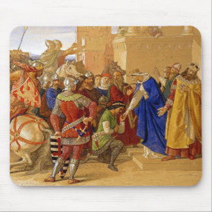 König Arthur und Ritter des Runden Tisches Mousepad