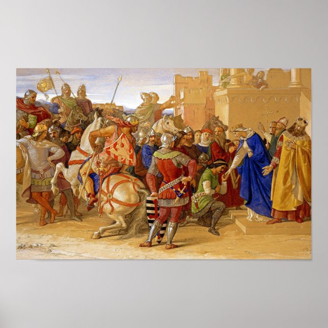 König Arthur und Ritter des Runden Tisches Poster (Vorne)