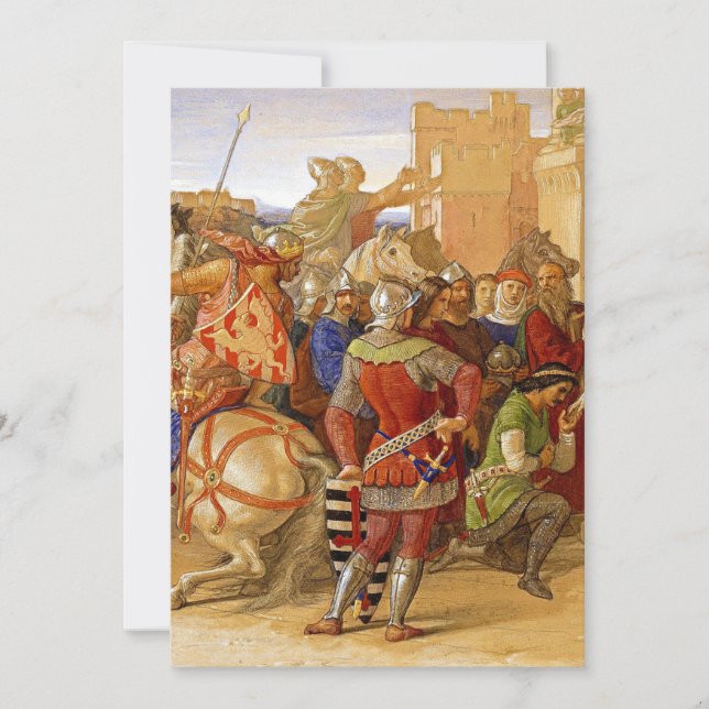 König Arthur und Ritter des Runden Tisches Save The Date (Vorderseite)