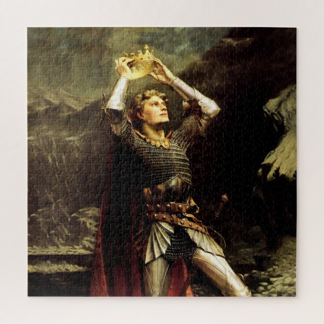 König Arthur von Charles Ernest Butler Puzzle (Vertikal)