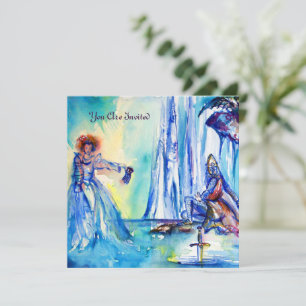 KÖNIG ARTUS, HERRENMEISTERIN VOM SEE UND EXCALIBUR EINLADUNG