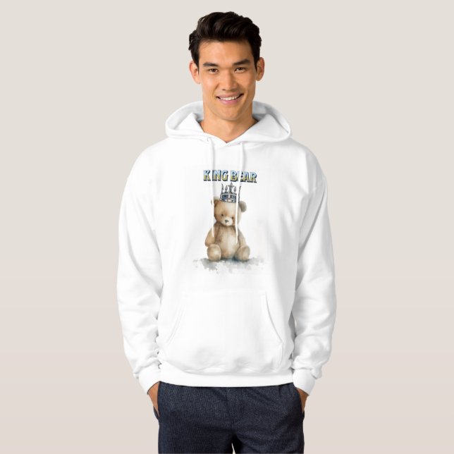 König Bär Kapuzenpullover Hoodie (Vorne ganz)