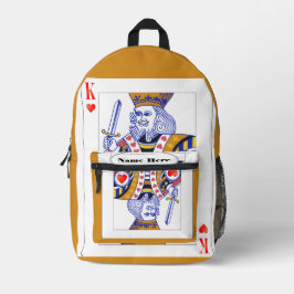 König Bedruckter Rucksack