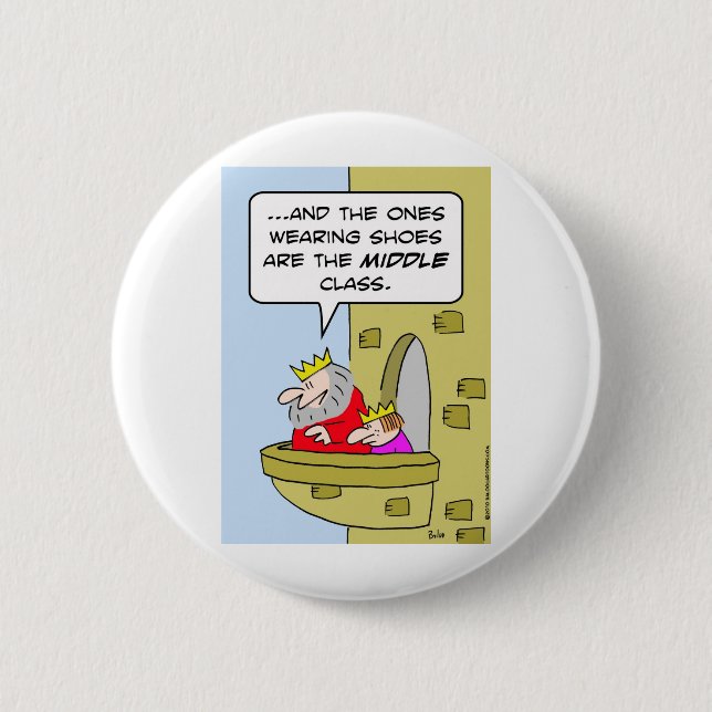 König beschuht Mittelstandprinzen Button (Vorderseite)