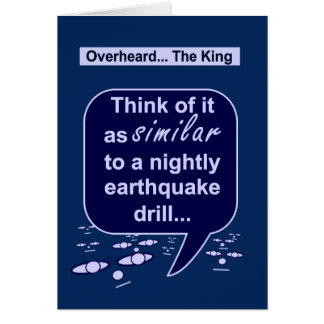 König bevorzugt Erdbebenbohrgeräte gegenüber