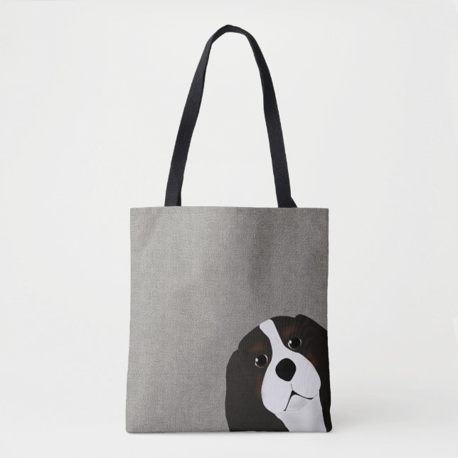 König Charles Cavalier Allover Tasche (Vorderseite)