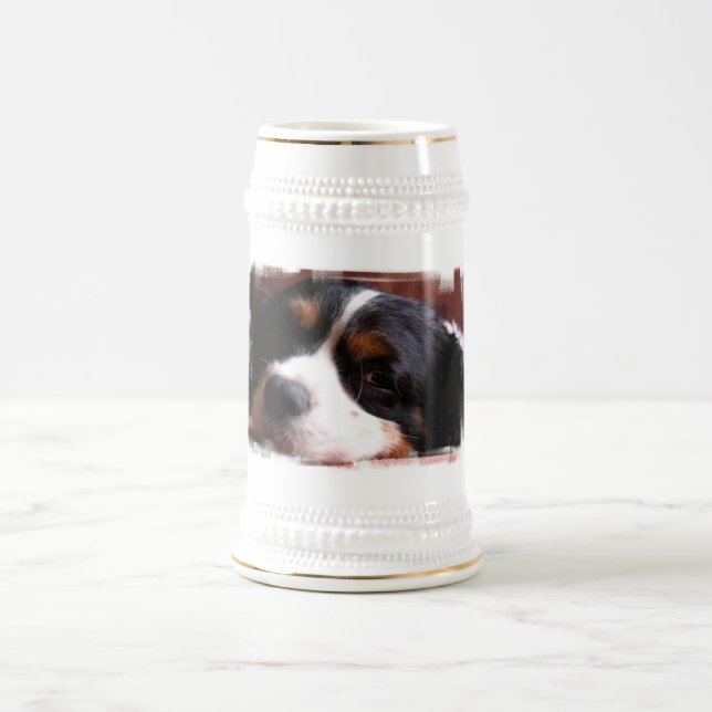 König Charles Cavalier Spaniel Beer Stein Bierglas (Mittel)