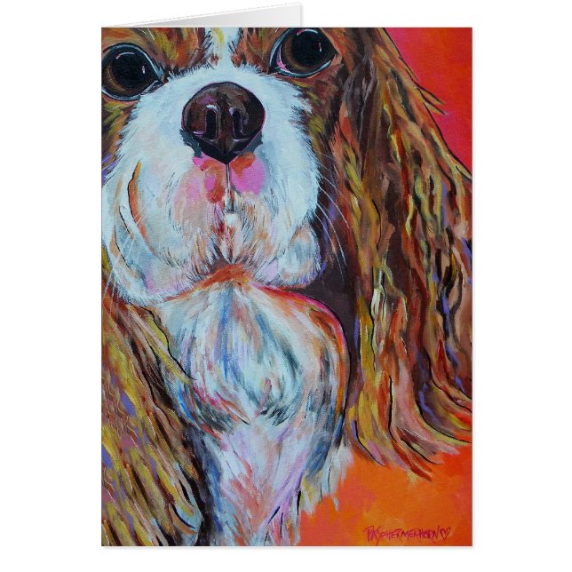 König Charles Cavalier Spaniel Card (Vorne)