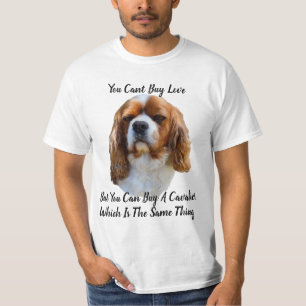 König Charles Cavalier Spaniel Hundegesicht und Lo T-Shirt