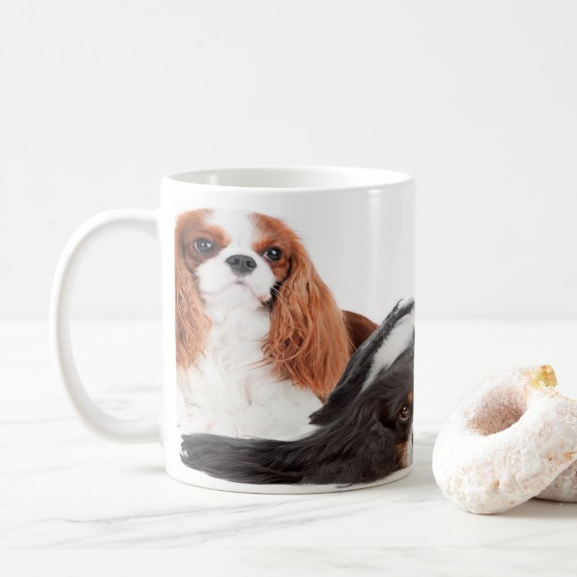 König Charles Cavalier Spaniel Kaffeetasse (Mit Donut)
