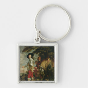 König Charles I von England heraus jagend, c.1635 Schlüsselanhänger