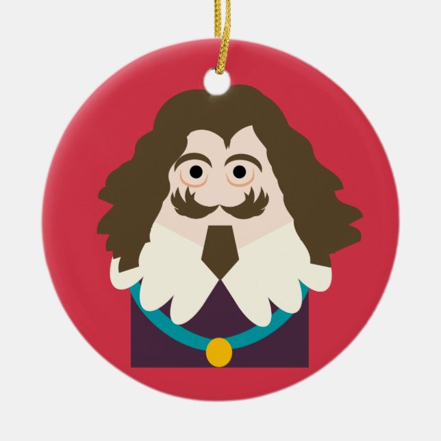 König Charles I. von England und Schottland Keramik Ornament (Vorne)