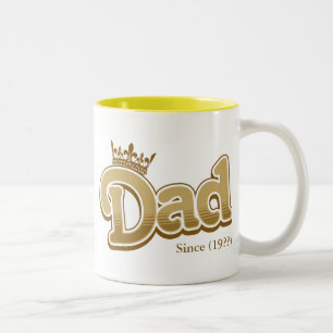 König Dad Zweifarbige Tasse