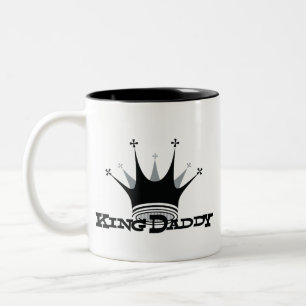 König Daddy Coffee Mug Zweifarbige Tasse