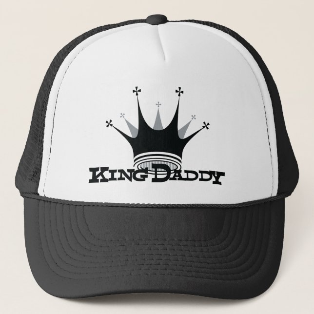 König Daddy Trucker Hat Truckerkappe (Vorderseite)