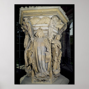 König David flankiert von Moses und Jeremiah Poster