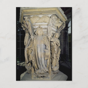 König David flankiert von Moses und Jeremiah Postkarte