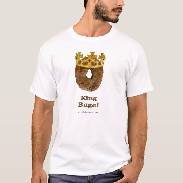 König der Bagel T-Shirt (Vorderseite)