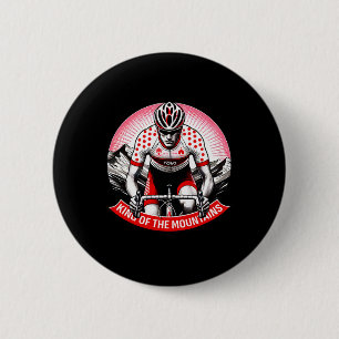 König der Berge Radrennfahrer Button